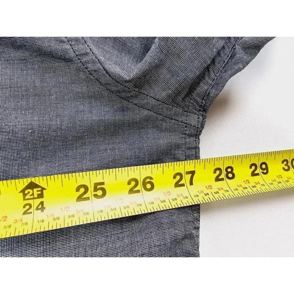 Tommy Hilfiger Classic Fit Size 3XL Men's Charcoal Gray Embroidered Pocket Logo - Picture 2 of 10